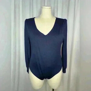 Spadehill Women's V-neck Long Sleeve Bodysuit (568)